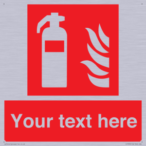 Custom Fire extinguisher Sign